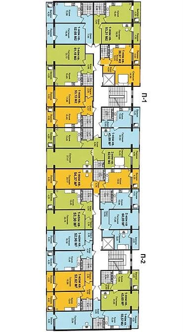 петровка земля: 1 комната, 53 м², Технопарк 4 этаж, ПСО (под самоотделку) — 2