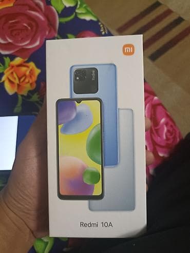 iphone mobile: Redmi, Redmi 10A, Б/у, 128 ГБ, цвет - Черный, 2 SIM — 3