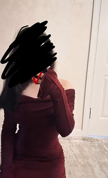 v beach: Вечернее платье, Длинная модель, С рукавами, M — 1