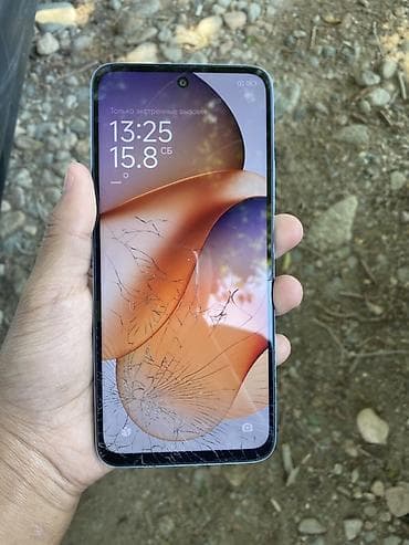 poco pad: Redmi, Redmi 12, Б/у, 128 ГБ, цвет - Голубой, 2 SIM — 4