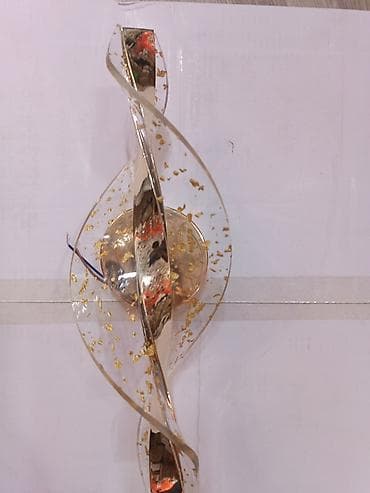 золотое: Настенный светильник/бра с декоративными элементами - Тип — 2