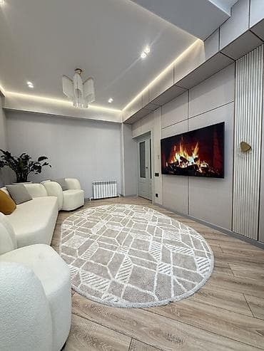 Батирлер: 3 бөлмө, 80 м², Алтын чарчы Элитка, 8 кабат, Дизайнердик оңдоо — 1