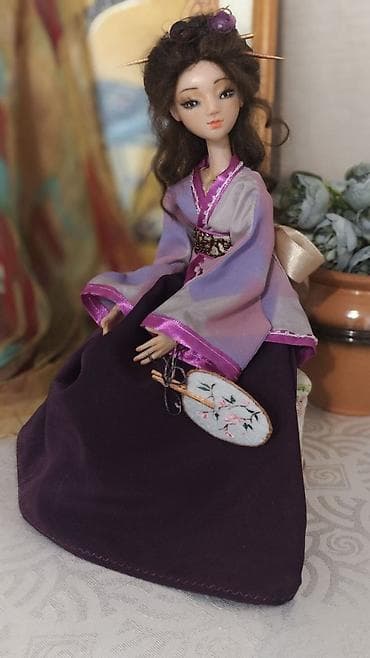 Другой декор и предметы интерьера: Арт-кукла в восточном стиле - Авторская будуарная кукла (из — 2