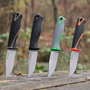 нож бабочка тренировочный купить: Нож Ganzo G807-BK черный с ножнами, сталь 9CR14, рукоять PP + TPR — 13