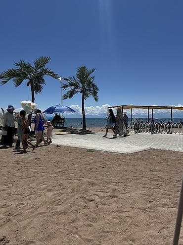 !!! Palm beach!!! Апартаменты на озере Ыссык Куль с террасой -