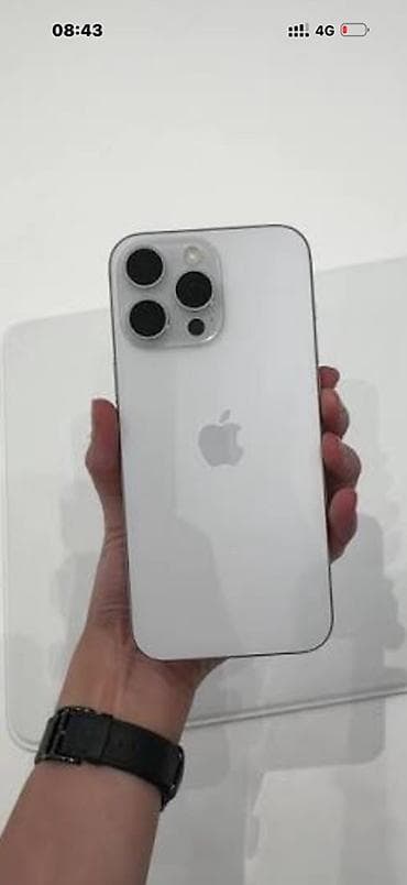 16 pro айфон: IPhone 16 Pro Max, Б/у, 256 ГБ, Белый, Защитное стекло, Чехол, 93 % — 1