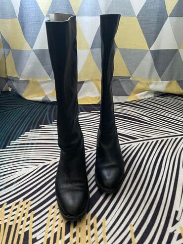 обувь для охоты: Кожаные сапоги на осеньвесна и теплая зима, размер 37р высота до — 3