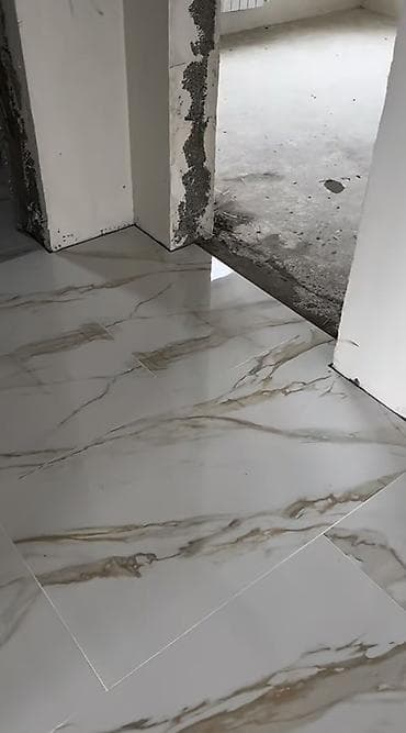 Керамогранит: Назначение: Для пола, цвет - Белый, Глянцевое покрытие, 30x120 см — 3