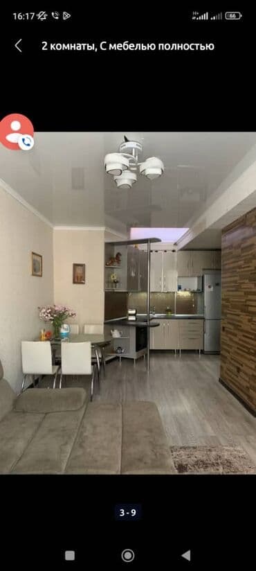 суточный квартира бишкек политех: 1 бөлмө, Тиричилик техникасы, Домофон, Душ кабинасы — 16