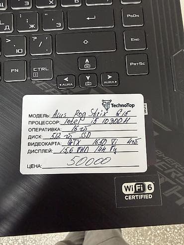 asus rog zephyrus g14 бишкек: Ноутбук, Asus, 16 ГБ ОЭТ, Intel Core i5, 15.6 ", Колдонулган, Жумуш, окуу үчүн, эс тутум NVMe SSD — 6