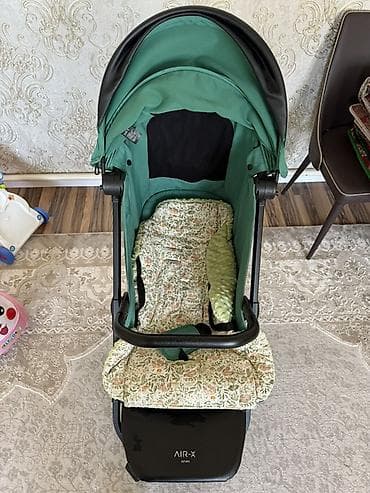 Детский мир: Коляска, Anex, цвет - Голубой, Б/у, Самовывоз — 7