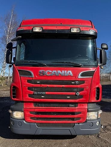 машина грузовая: Тягач, Scania, Тентованный — 1