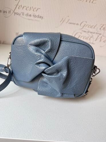 сумка ручной работы из натуральной кожи: Сумка из зернистой кожи, Италия. 
Состояние отличное — 4