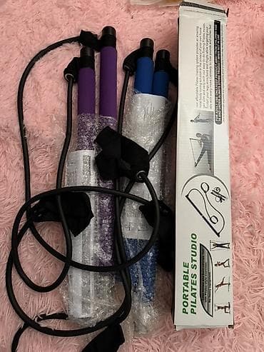 Спорт и отдых: Портативный пилатес-студия (Pilates Bar Kit) Комплект для домашних и — 2