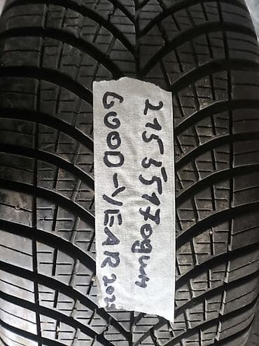 Шины 215 / 55 / R 17, Всесезонная, Б/у, 1 шт, Легковые, GoodYear