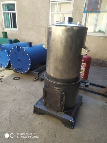 уголь на дом: Титан из нержавейки,печь для бани,очок и буржуйка, печь на отработке — 10