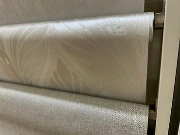 string art: Рулонные шторы с фактурным жаккардовым рисунком. - Цвет: теплый — 1