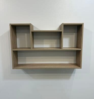 хлебный стеллаж: Книжная полка, ЛДСП, Подвесная — 2