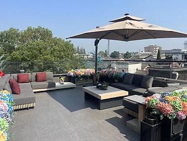 led light: Зонты на боковой опоре для - частных домов - кафе и летних площадок - — 7