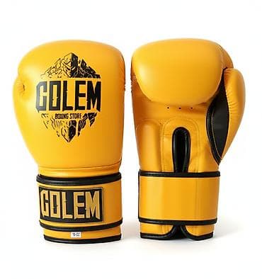 кольчужные перчатки: Боксёрские перчатки GOLEM 16 oz для мужчин, натуральная кожа — прочные — 2