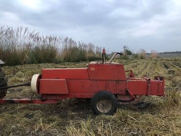 домкрат гидравлический для вытяжки авто: Пресс-подборщик тюковый, прицепной, красный - Тип: тюковый — 8