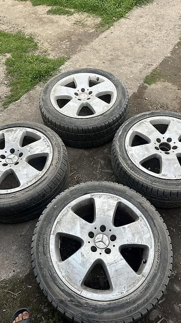 r18 235 60: Колеса в сборе 235 / 50 / R 18, Зима, Б/у, Легковые, Литые, отверстий - 5 — 1