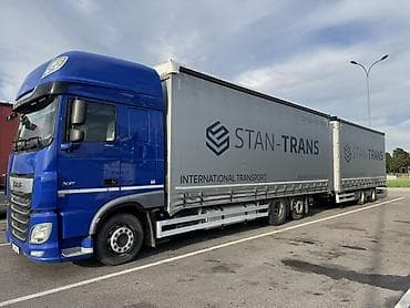 Тягач, DAF, 2019 г., Тентованный