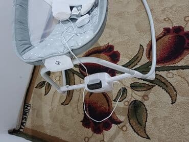 кресла качалки бу: Люлька, Б/у, Колыбель, Качалка, цвет - Серый, Самовывоз — 4