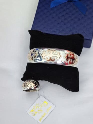 свадебные платья от производителя: Серебряный Билерик+ кольцо Серебро напыление золото 925 пробы — 4