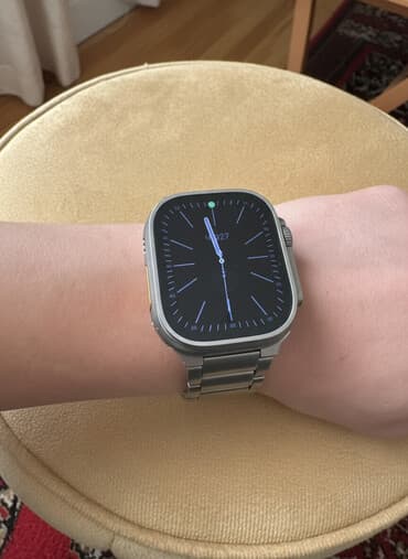 Apple Watch Ultra 2 в титановом корпусе аккумулятор 100% — это