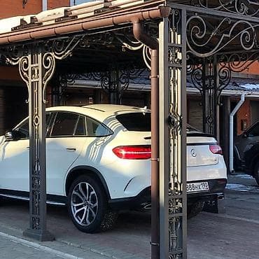 арча диктант: Навес, Арочный, Металл, Поликарбонат, Установка — 3