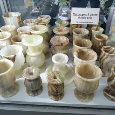 камни для аквариума: Изделия из Оникс-а, натуральный природный камень — 5