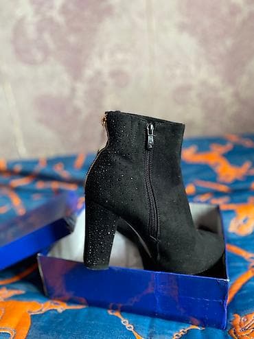 pull and beer: Ботинки, 37, Caprice, Б/у, цвет - Черный, Самовывоз — 2