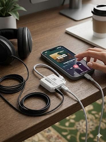 переходник для наушников для ноутбука: Аудио- и зарядный адаптер GS1 (USB‑C) 🎧 Играй и заряжайся без — 2
