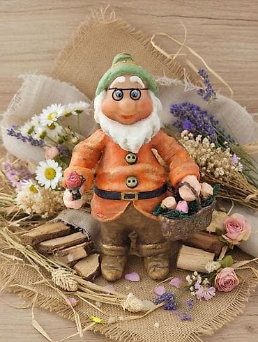 hero 4 session: Втная,подвесная фигурка «Гном» (10 см) — это миниатюрное декоративное — 5