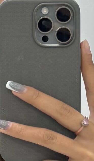 IPhone 15 Pro Max, Б/у, 256 ГБ, Natural Titanium, Защитное стекло, 89 %