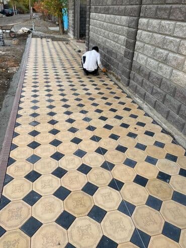 брусчатка бишкек цена: Укладка брусчатка любой сложности укладка брусчатка, устантовка — 25