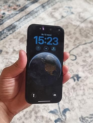 f7 pro: IPhone 15 Pro, Б/у, 256 ГБ, Blue Titanium, Чехол — 1