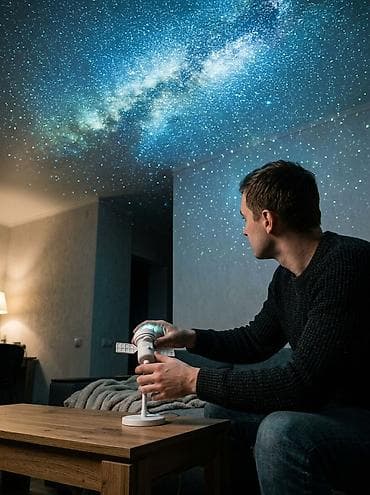 Жарык кылуу: Вау, это прям космос дома 🔭✨ На фото твой мини-ночник "Луна и звёзды" — 1