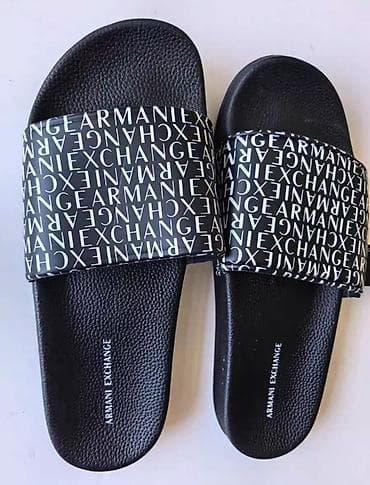 Босоножки, сандалии, шлепанцы: Мужские сандалии, 40, Armani Exchange, Новый, цвет - Черный, Самовывоз — 3