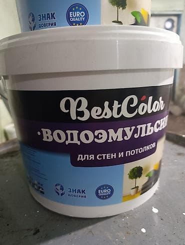 Водноэмульсионная краска BestColor для стен и потолков. Основные