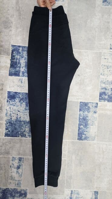 детская зимняя обувь для мальчиков: Разные подростковые брючки 4 пары + бомпер утеплённый, длина брюк на — 13