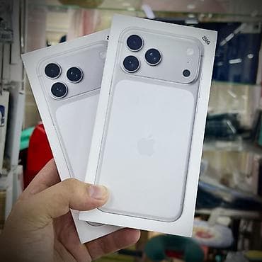IPhone 17 Pro Max, Новый, 256 ГБ, Белый, Кабель, Коробка, 100 %