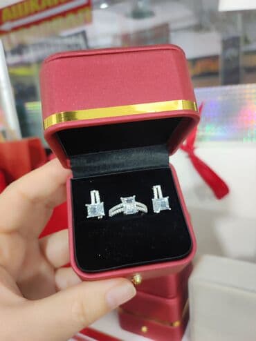 свадебные наборы ручной: Набор украшений, Проба 925, Женские, Новый — 4