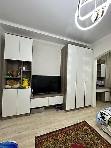 с кок жар ул тулеева: 2 комнаты, 66 м², 106 серия улучшенная, 7 этаж, Дизайнерский ремонт — 10