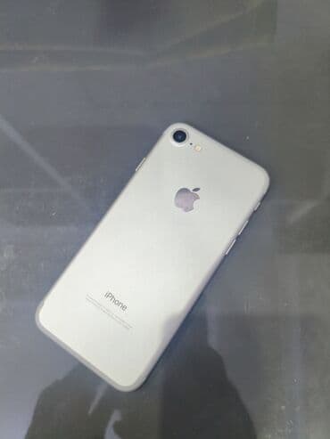 Техника сатып алуу: IPhone 7, Колдонулган, Күмүш — 2