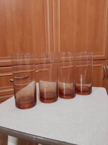 черепашка стекло: Стаканы из цветного стекла, 4 шт — 1