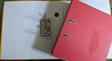 Оборудование для типографии: Продаю Папка- регистратор б/у Папка-регистратор формата А4 — 2