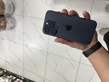 aifon 14: IPhone 15 Pro, Б/у, 256 ГБ, Blue Titanium, Чехол, 80 % — 3