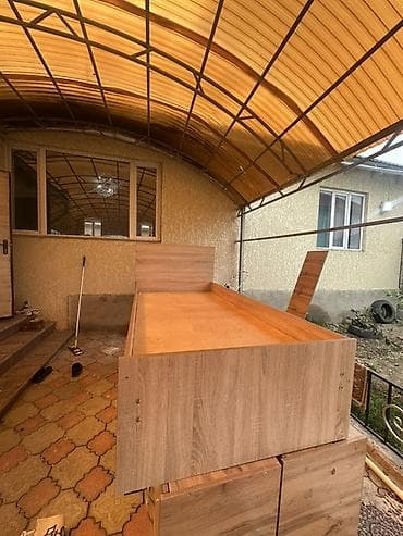 купить двухъярусную кровать: Односпальная кровать, Каркас без матраса, длина - 200 см — 1